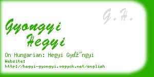 gyongyi hegyi business card